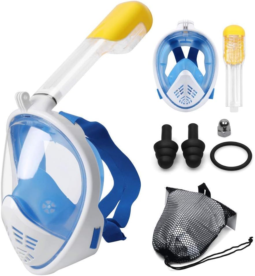 180° Vision Free Breathing Snorkeling Mask