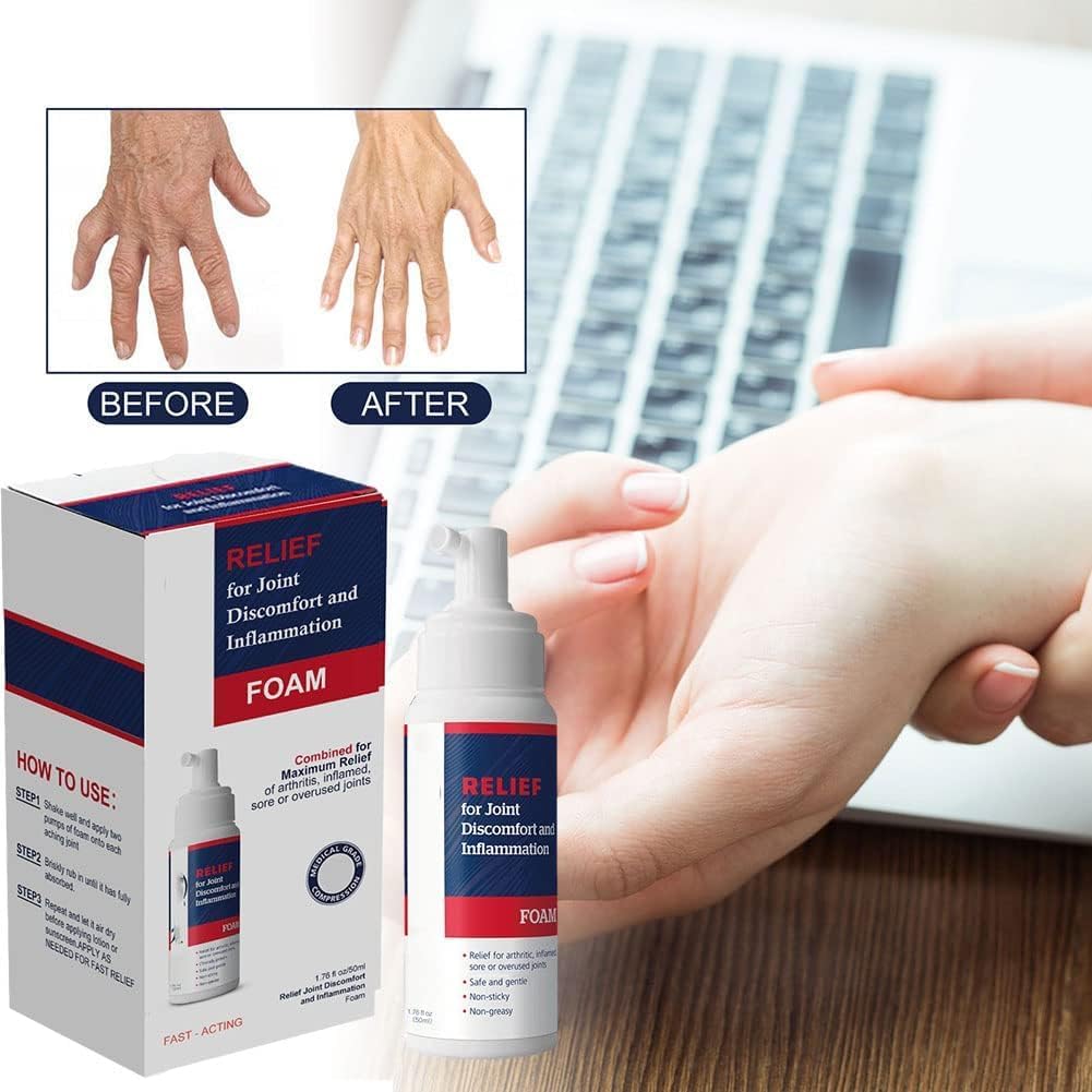 Relief for Joint Discomfort and Inflammation Foam Relief for Joint Discomfort and Inflammation Foam