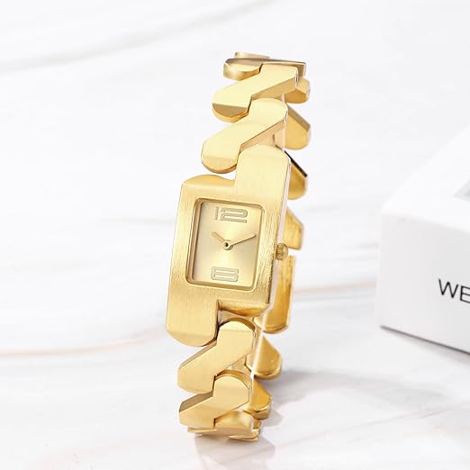 Womens Gold Luxury Quartz Watch 99632 - TUZZUT Qatar Online Shopping