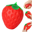 Strawberry Squeezy Squishy Toy – Red & Green MT-11
