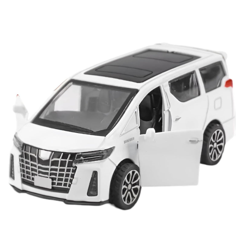 Toyota Alphard Diecast Toy Car Openable Doors, Push Back Action - TUZZUT Qatar Online Shopping