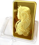 Replica Gold Plated Bullion Bar Collectibles Souvenir 1 Troy OZ with Gift Box - TUZZUT Qatar Online Shopping