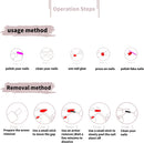 24pcs REMOVABLE FAKE NAILS BEAUTY NAIL ART FASHION STYLE - Tuzzut.com Qatar Online Shopping