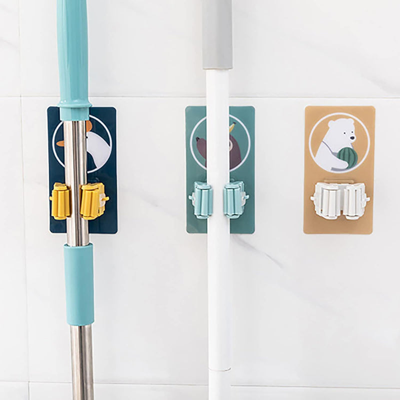 Wall Mounted Broom Clip Mop Grippers 2pcs 1557600 - TUZZUT Qatar Online Shopping