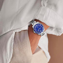 Prestar Aquaman Silver Strap Blue Dial Watch AQ155