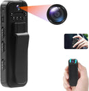 80° Rotating Lens Mini Camera, 1080P HD Body Cam with Night Vision, Small Camera for Meetings, Riding, Pet Walks