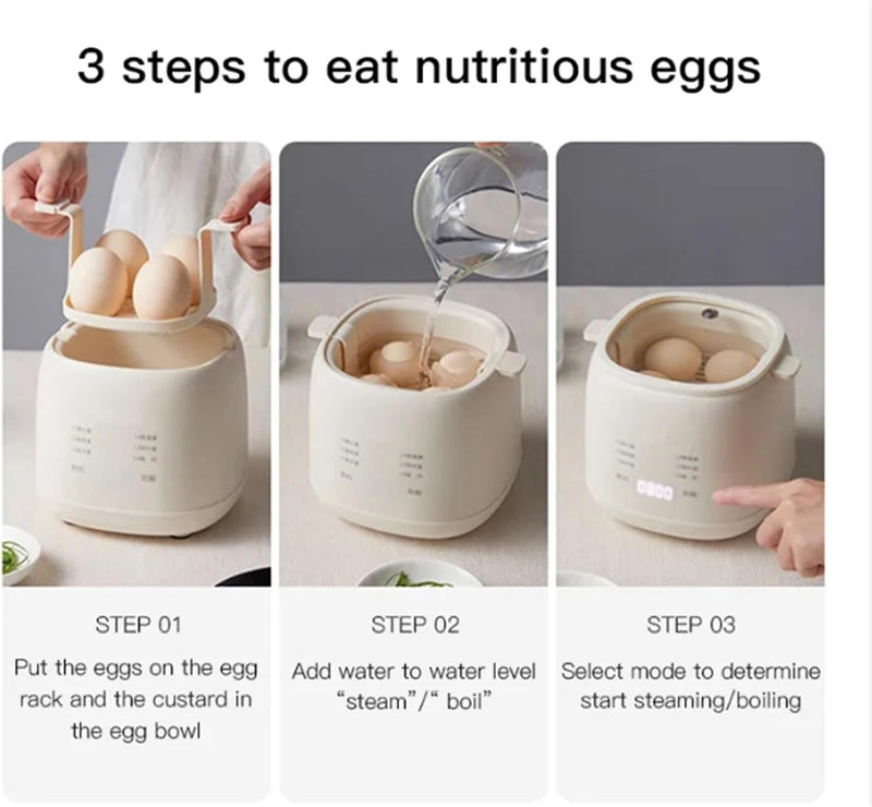 Automatic multi-purpose egg boiler  LG-803 - TUZZUT Qatar Online Shopping
