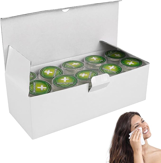 50 Pcs Push-Style Compressed Disinfecting Wet Wipes 50 Pcs Push-Style Compressed Disinfecting Wet Wipes