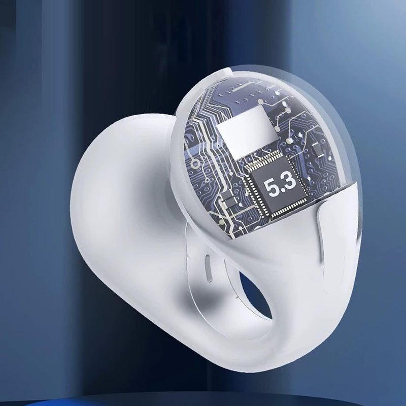 Bone Conduction Headphones with Ear Clip Wireless Earbuds, Bone Conduction Wireless Earbuds E01