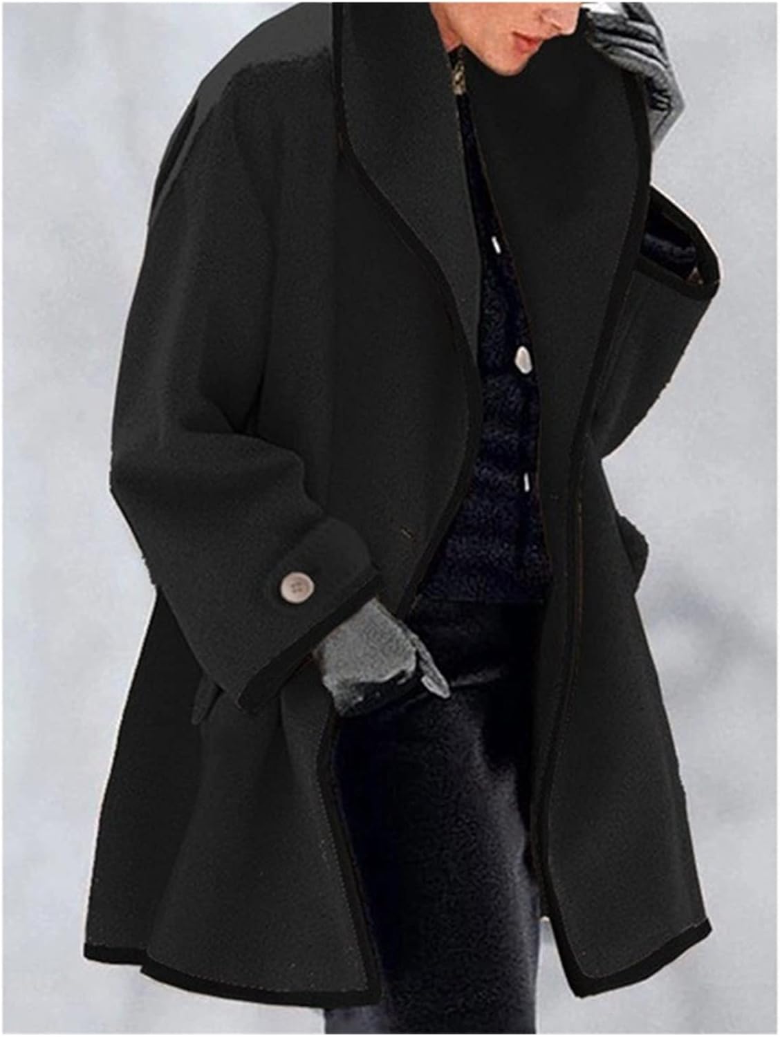 Women's Baggy Hooded Trench Coat 27104 Women's Baggy Hooded Trench Coat 27104