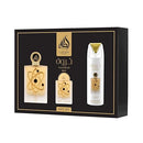 Tharwah Gold 3 Pcs Gift Set - Lattafa Perfumes - TUZZUT Qatar Online Shopping