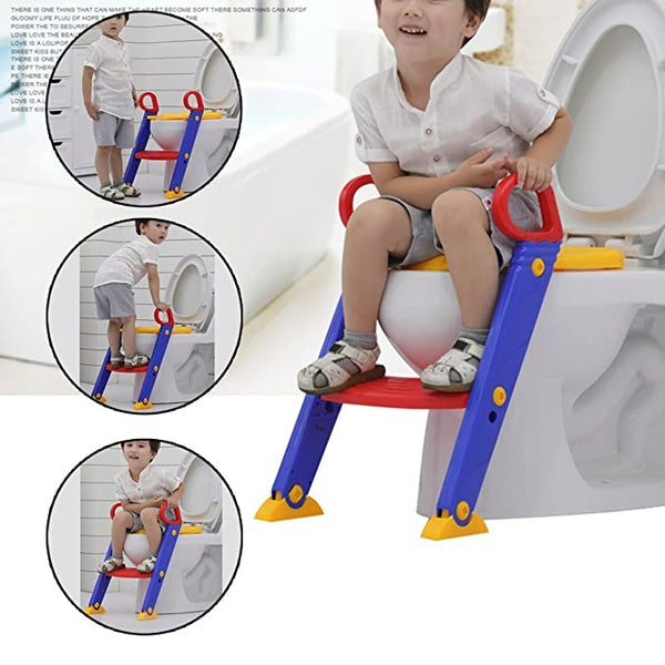 Toilet Trainer with Step Stool Ladder For Kids Toilet Trainer with Step Stool Ladder For Kids