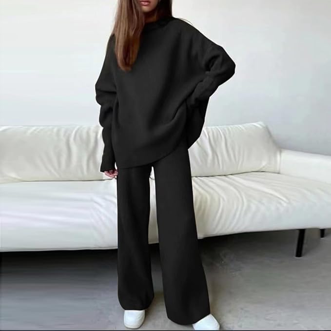 Winter Casual Warm Outfits Women Knitted Two Pieces Set L 028080917 Winter Casual Warm Outfits Women Knitted Two Pieces Set L 028080917
