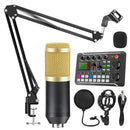 Professional Live Sound Card Condenser Microphone 988BM800-KIT - TUZZUT Qatar Online Shopping