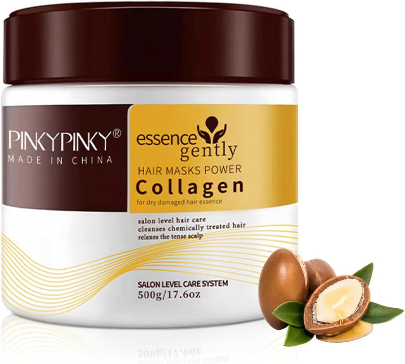 Pinky Pinky Collagen Hair Mask -500g - TUZZUT Qatar Online Shopping