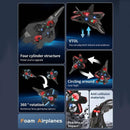 Fighter AirCraft Toy Hoverig Circling with Remote Control - L0715 - TUZZUT Qatar Online Shopping