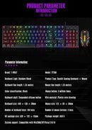 Thunder Wolf TF200 Gaming Wired USB Keyboard And Mouse Set -465239 - TUZZUT Qatar Online Shopping