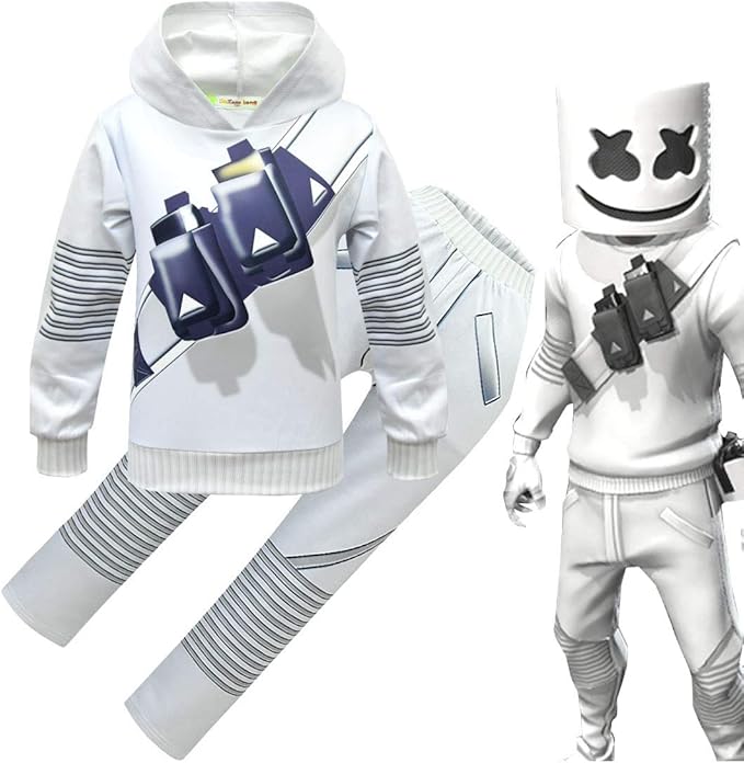 DJ Marshmello Costumes Jumpsuits Kids S689788 - TUZZUT Qatar Online Shopping