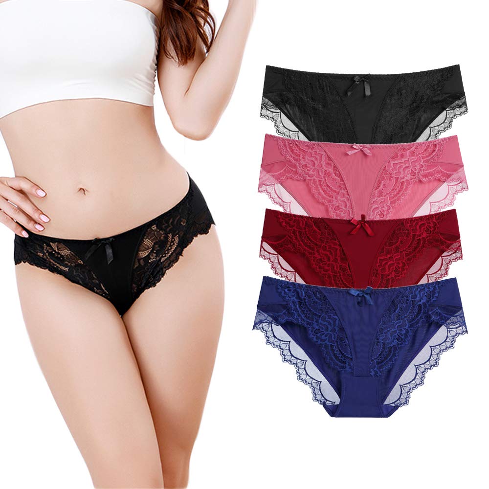 5pcs nickers for Women Silky Bikini Underwear 484198 5pcs nickers for Women Silky Bikini Underwear 484198
