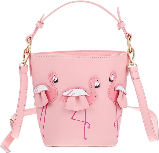 Women's Handbag Portable Tote for Small Pink Bucket Shoulder 16595