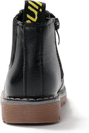 Boys Girls Boots Waterproof Lace Up Kids Cowboy Boots Toddler Boots With Side Zipper for Kids.    19628528 - TUZZUT Qatar Online Shopping