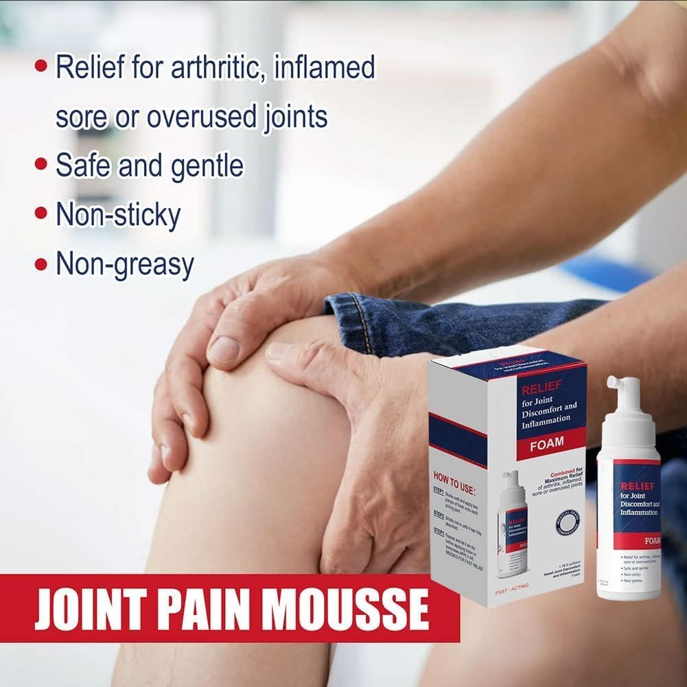 Relief for Joint Discomfort and Inflammation Foam Relief for Joint Discomfort and Inflammation Foam