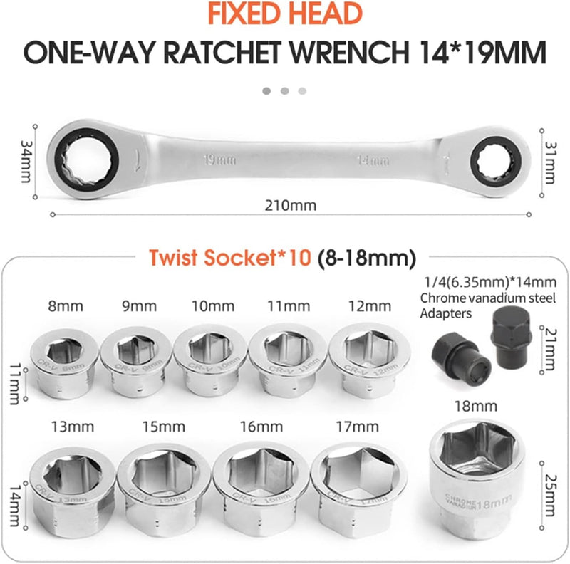 36 Pcs Ratchet Wrench Set - TUZZUT Qatar Online Shopping