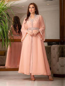 Morocco  Women Muslim Party Abaya  Dress S-998745 - TUZZUT Qatar Online Shopping