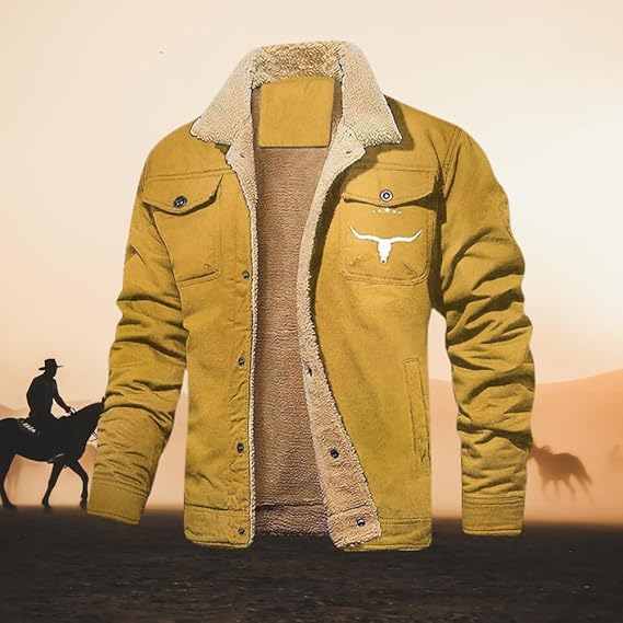 Fleece Lined Cowboy Jacket JK1021 Fleece Lined Cowboy Jacket JK1021