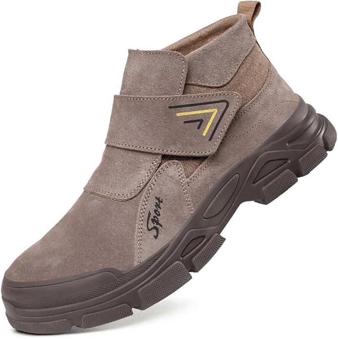 Suede Slip-On Walking Safety Toe 3644