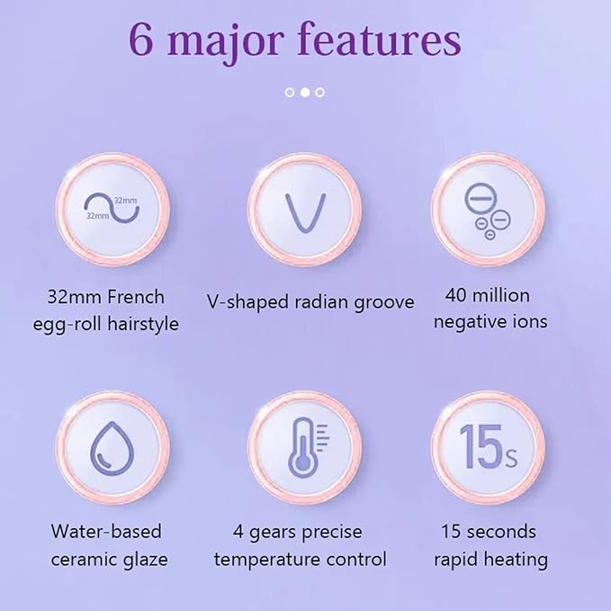 French Egg Roll Hairstyle iron V-shaped Hair Curler LR-188 French Egg Roll Hairstyle iron V-shaped Hair Curler LR-188