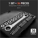36 Pcs Ratchet Wrench Set - TUZZUT Qatar Online Shopping