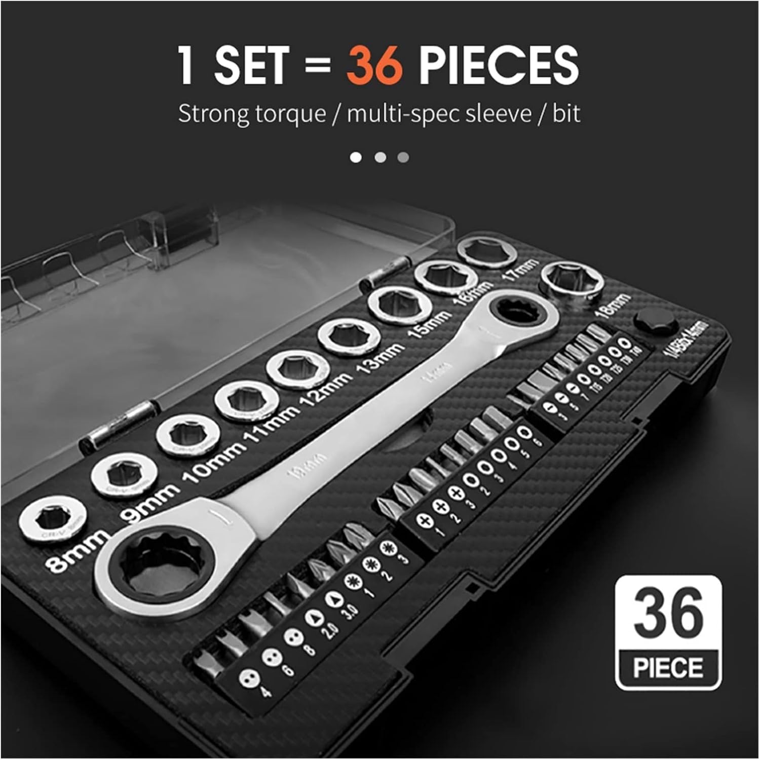 36 Pcs Ratchet Wrench Set 36 Pcs Ratchet Wrench Set