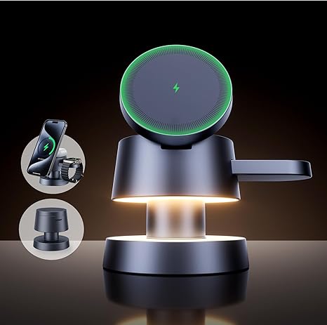 Night Lamp Magnetic 4 IN 1 Wireless charger - TUZZUT Qatar Online Shopping