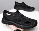 Men's Closed Toe Sandals Black BS72 - TUZZUT Qatar Online Shopping