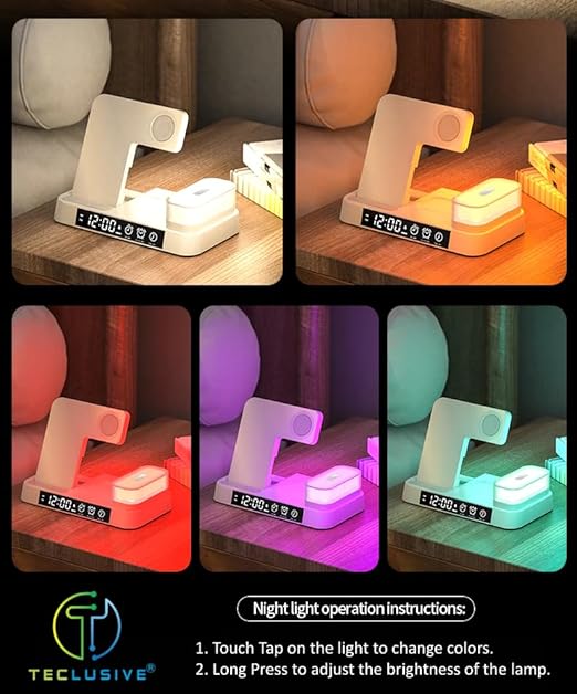 30W Fast Charging 4 in 1 Wireless Charger - TUZZUT Qatar Online Shopping