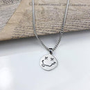 Smile Face Women's Pendants Necklaces Gothic Smiley Cool Hippie Streetwear Men's Necklaces H00