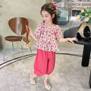 Summer Baby Girls Shirt Pants Toddler Set  574275 - TUZZUT Qatar Online Shopping