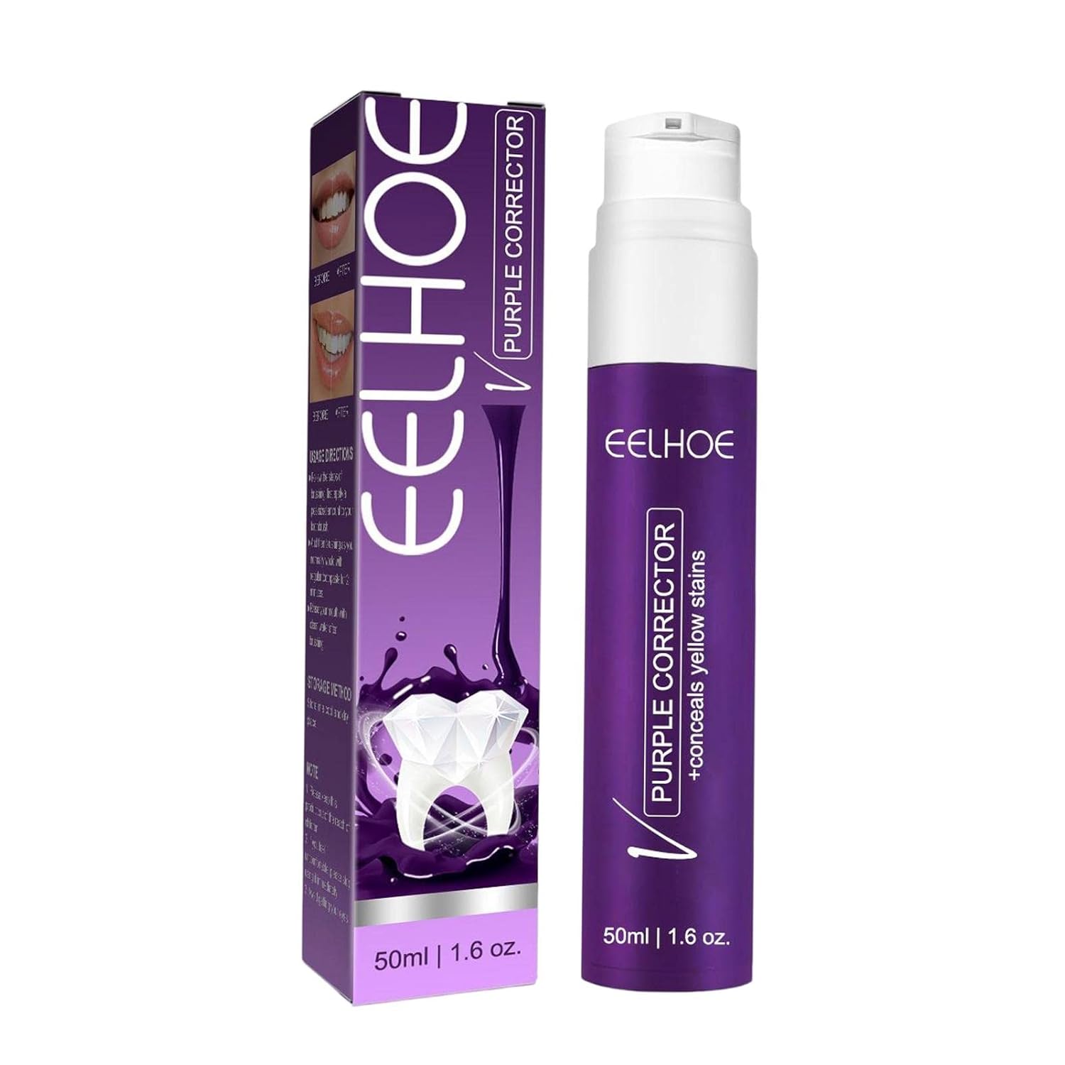 EELHOE Purple Whitening Toothpaste 50ml EELHOE Purple Whitening Toothpaste 50ml