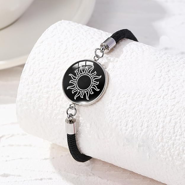 2pc Sun Moon Luminous Wristband WB65 2pc Sun Moon Luminous Wristband WB65