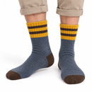 Men’s Wool Crew Socks with Striped Cuffs 168400 – 5-Pair Pack