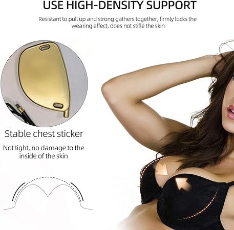 Beige) Deep Plunge Backless Invisible Push-Up Frontless Bra Black - & Strapless  Bra Kit on OnBuy