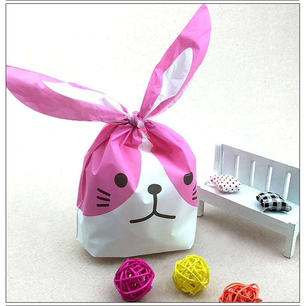 50 Pieces Rabbit Bunny Cat Gift Bags 50 Pieces Rabbit Bunny Cat Gift Bags