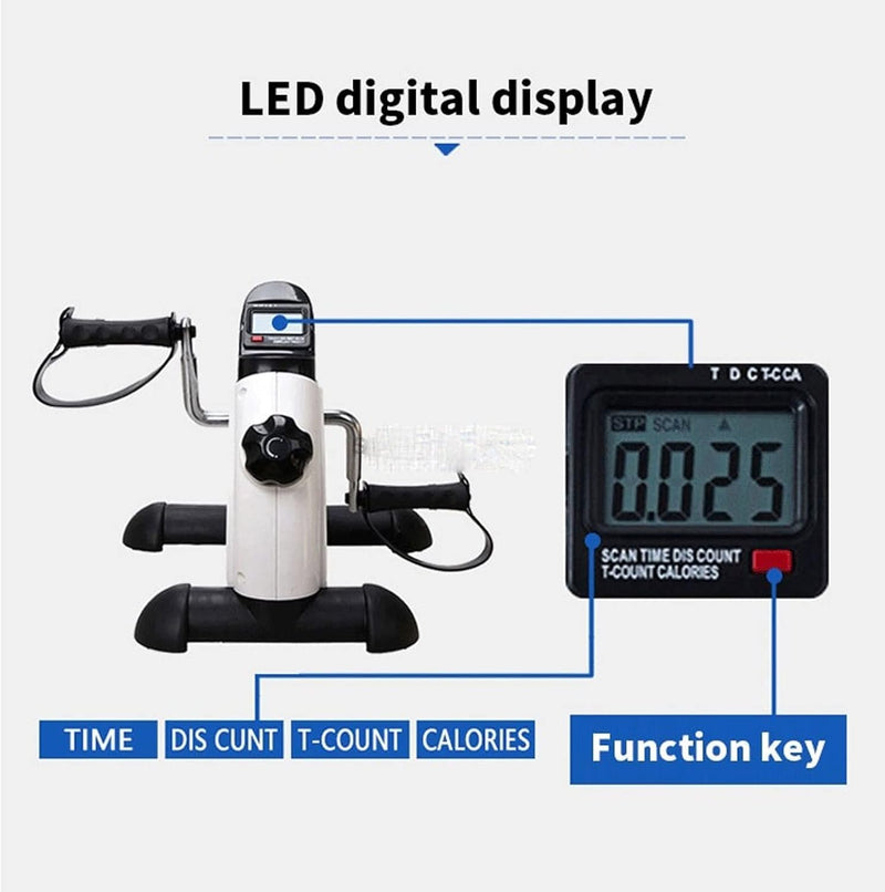Home Mini-oefenfiets Lcd Display Arm & Leg Pedals Trainer Rehabilitatie Machine - TUZZUT Qatar Online Shopping