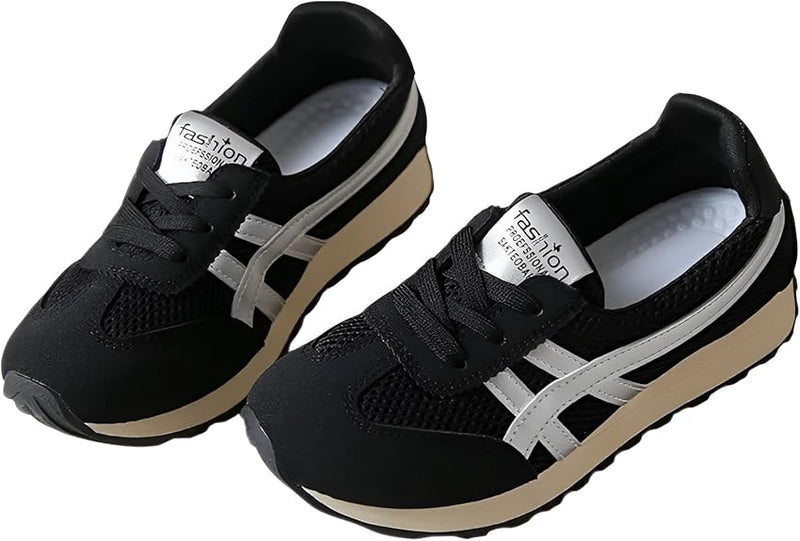 Women's Thick Sole Sneakers Black PS24 - TUZZUT Qatar Online Shopping