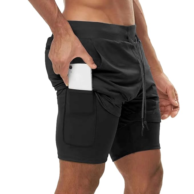 Men's Training Fitness Sport Jogging Gym Short 3784521 - TUZZUT Qatar Online Shopping