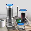 Rechargeable LED High Power Searchlight Metal 3 Mode Long Beam Flashlight Torch Max 8000 Lumens XM-LT6 - TUZZUT Qatar Online Shopping