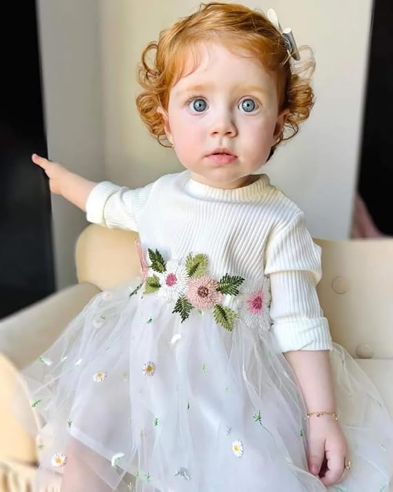 Baby Girls Floral Dress Toddler Tulle One Piece Long Sleeve 1441248 Baby Girls Floral Dress Toddler Tulle One Piece Long Sleeve 1441248