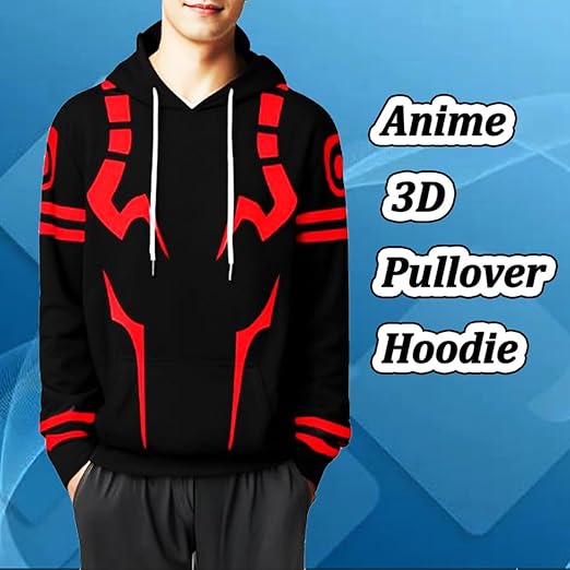 Long Sleeve Anime Hoodie AH37 Long Sleeve Anime Hoodie AH37