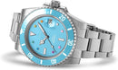 Prestar Aquaman Silver Strap Light Blue Dial Watch AQ40